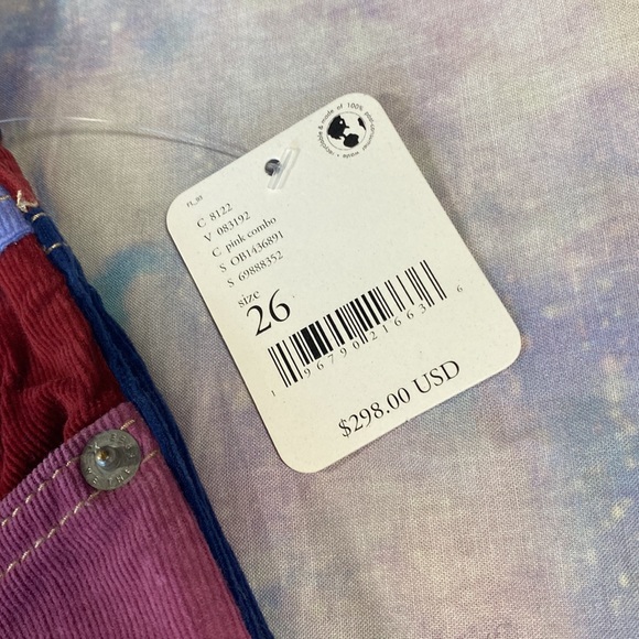 Free People • Supernova Cord Jeans in Young Lovers Corduroy Bell Bottoms - Picture 3 of 14